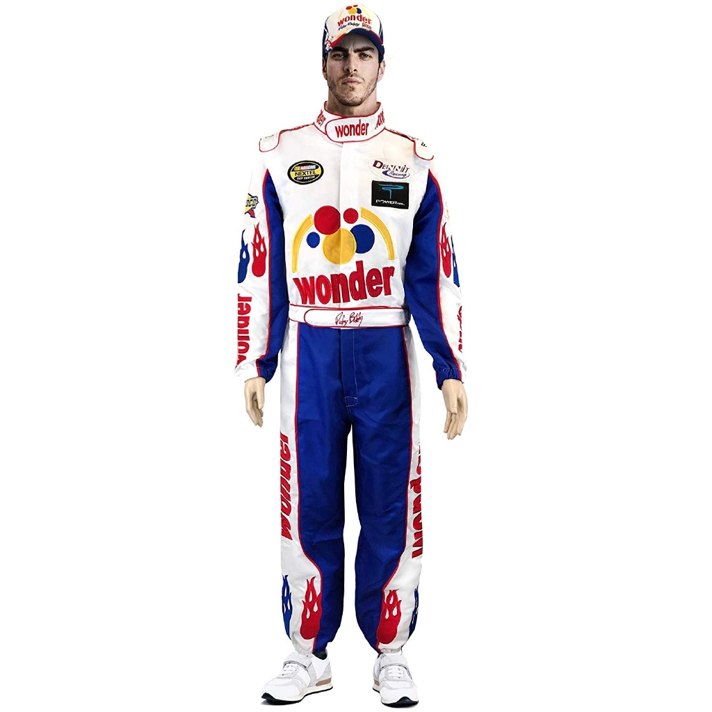 Ricky Bobby Nascar Jumpsuit Cap Full Costume Talladega Nights Cotton Shopee Philippines