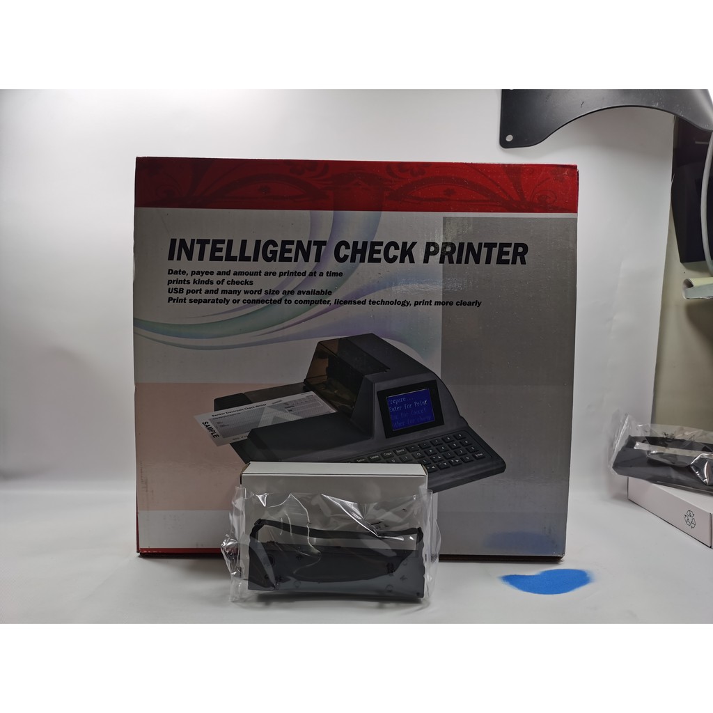 Intelligent Check Printer Check Writer With 1 Extra Ribbon Shopee Philippines