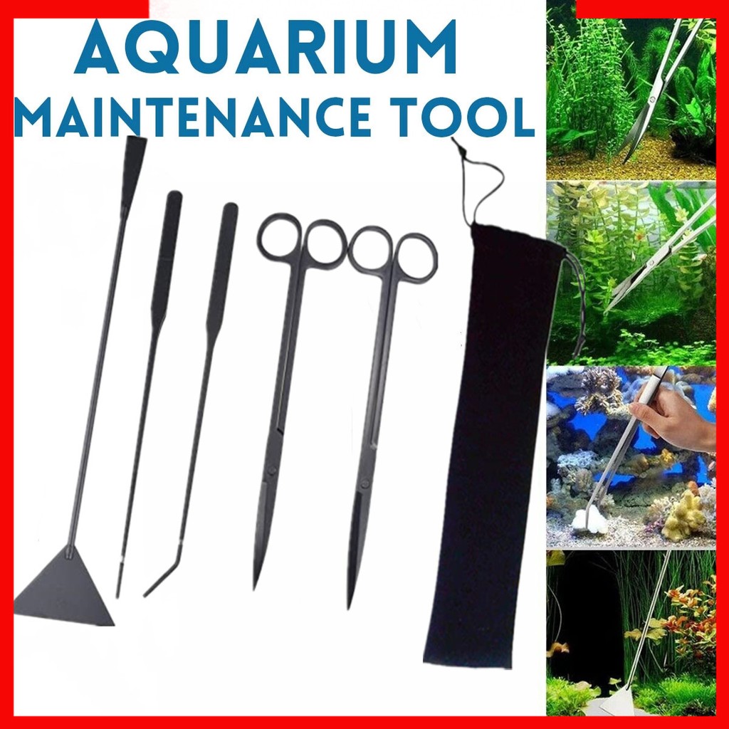 3/5pcs Aquascaping Maintenance tools Aquarium Tank Tools Kit Aquatic