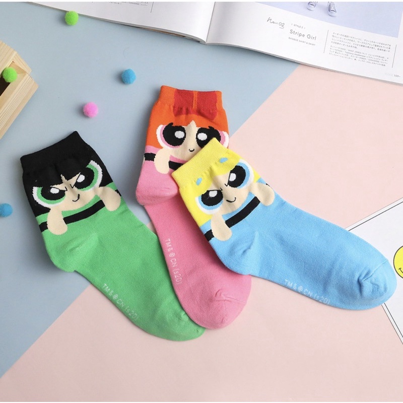 Korean Socks - Powerpuff girls - Iconic Socks | Shopee Philippines