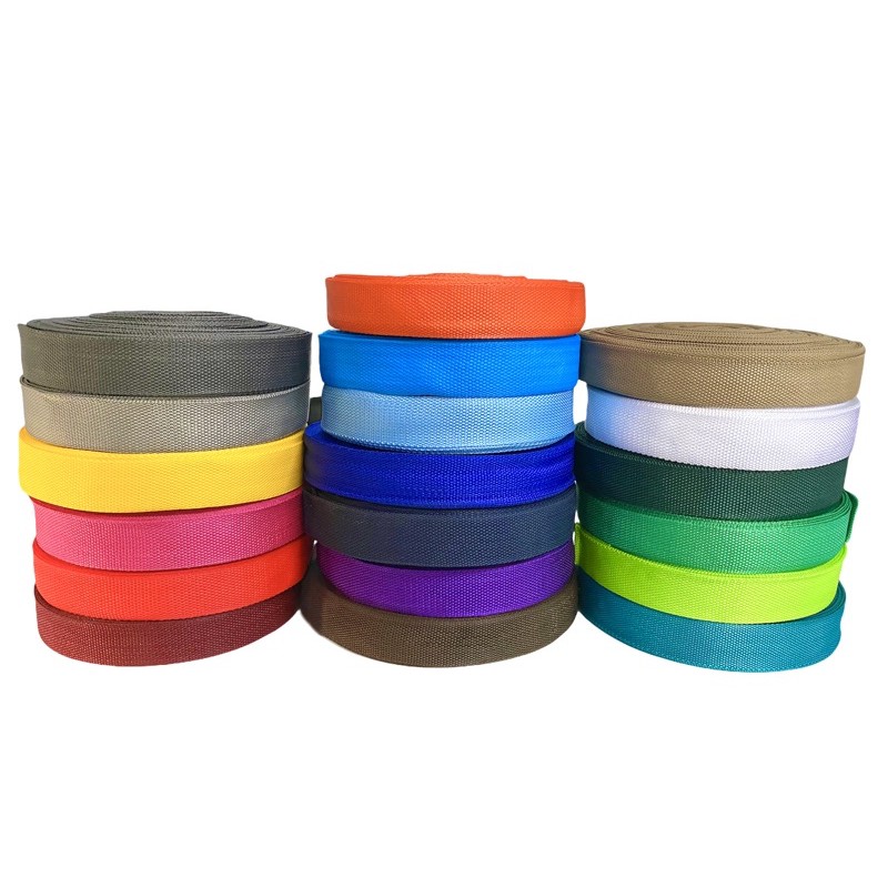 Nylon Strap (Belt) 1 1/2 Ordinary Colored (50 yards per roll) | Shopee ...