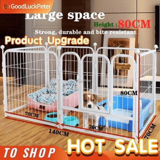 Dog cage, Dog fence, Adjustable Dog playpen (70*80cm/pcs×6), expandable dog fence, kennel