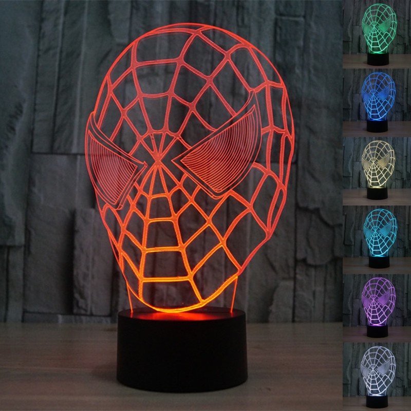 spiderman table lamp