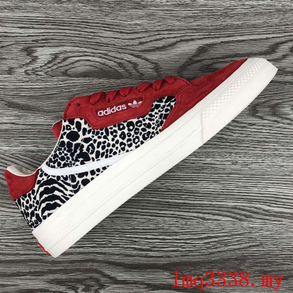adidas continental vulc leopard