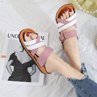 flat shoes for woman woman shoes for women good quality ♤◕▣ST&SATKorean Sandals Flat Slippers Cross