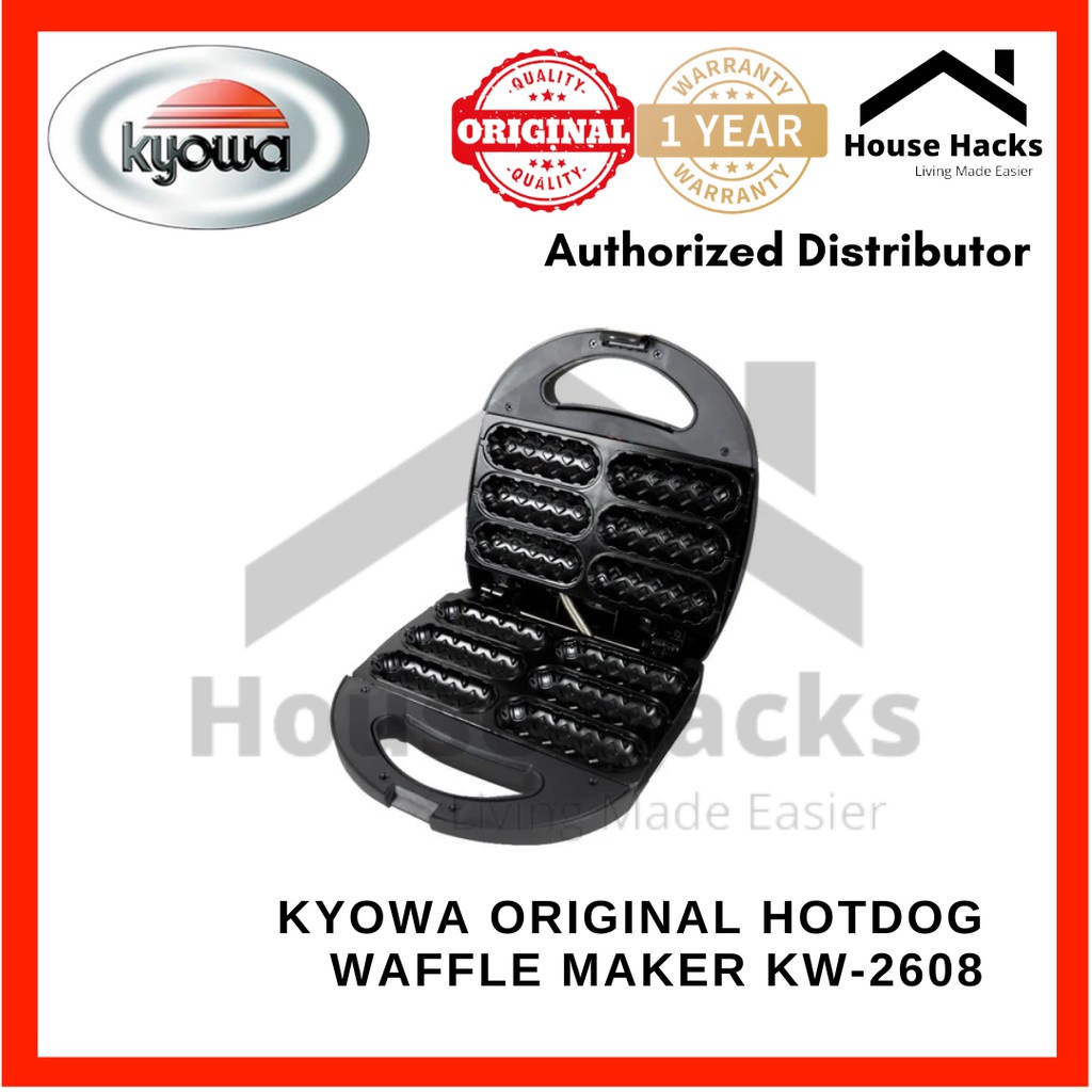 Kyowa Original Hotdog Waffle Maker KW2608 (House Hacks) Shopee
