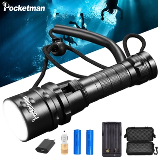 20000LM Cree XM-L2 T6 LED Diving Flashlight Torch 200M Underwater Waterproof Scuba Lantern #1