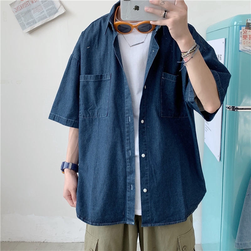 denim casual shirts