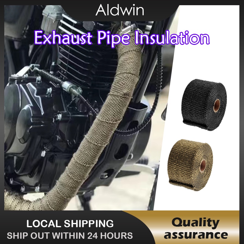 Exhaust Header Pipe Wrap Tape Heat Insulating Wrap Antihot Protection