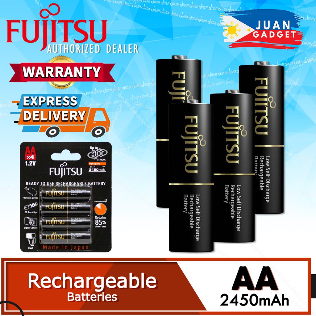 Fujitsu V Mah Nimh Low Discharge Rechargeable Hr Uthc Battery