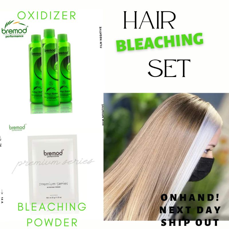 BREMOD Oxidizing Solution (12 %) and Bleach Powder Set (30g) | Shopee  Philippines