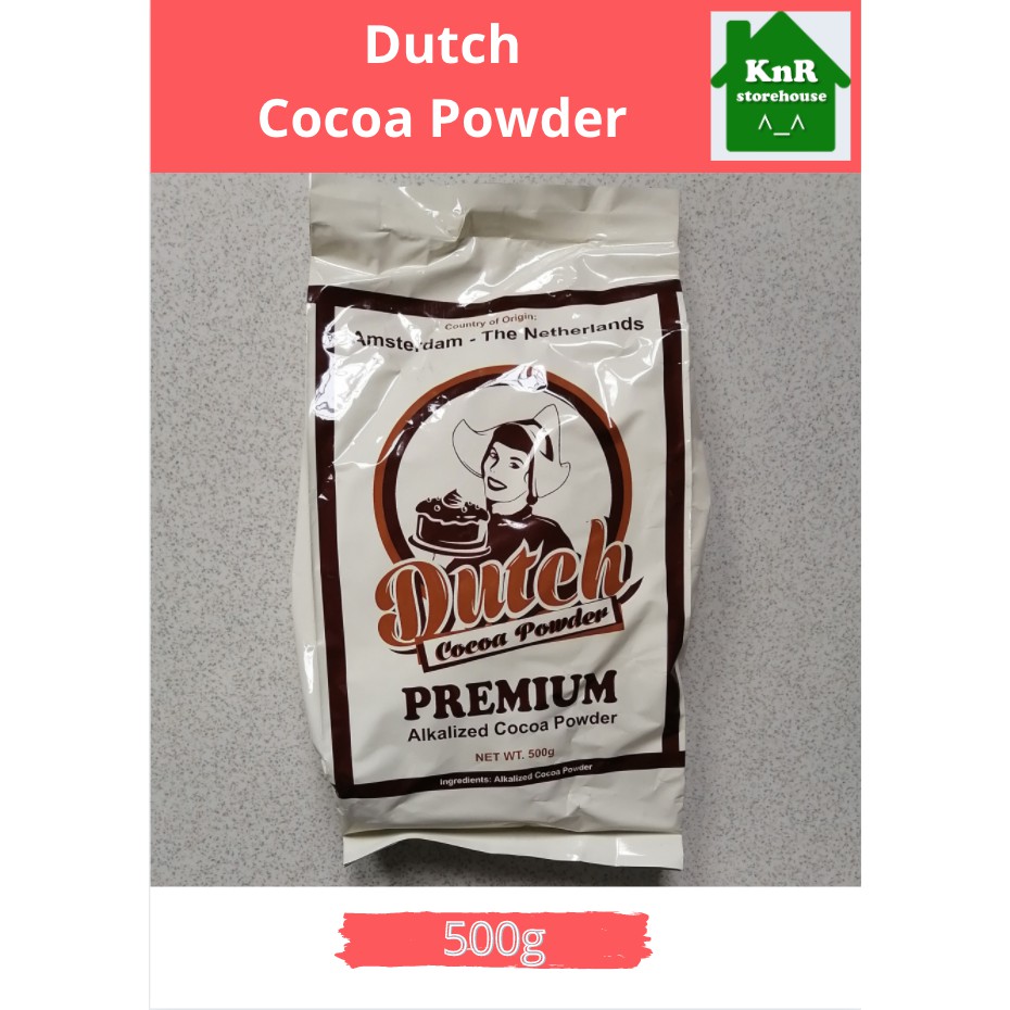 Dutch Cocoa Powder Alkalized 500g Shopee Philippines