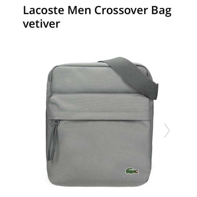 lacoste men's crossover bag