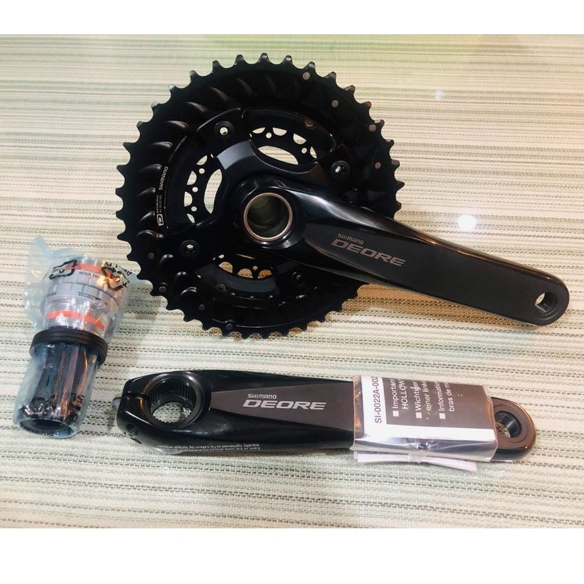 shimano deore m6000 10 speed double crankset