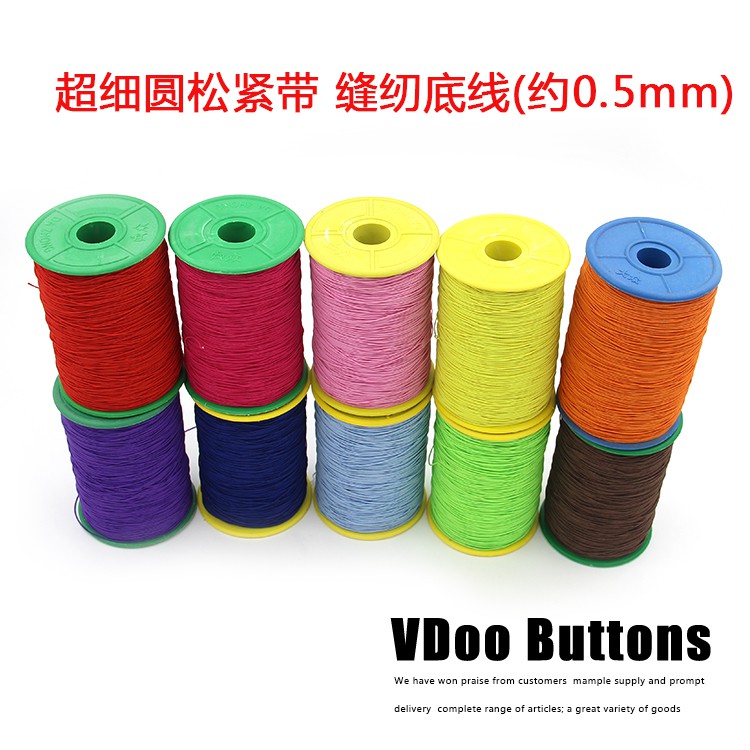 Download (min Orders Thin Elastic Band Round Elastic Thread Diy Color Sewing Thread | Shopee Philippines