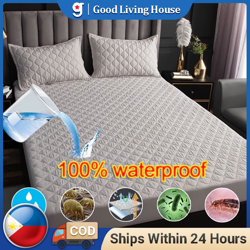 100 Waterproof Mattress Protector Cover Bed Topper Bed Cover Single