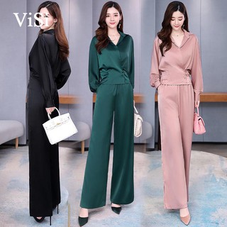 VISI square pants terno business casual attire office outfit for women korean beach outfit formal attire