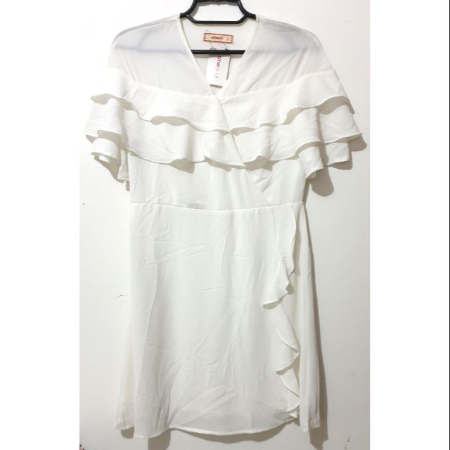 white dress top