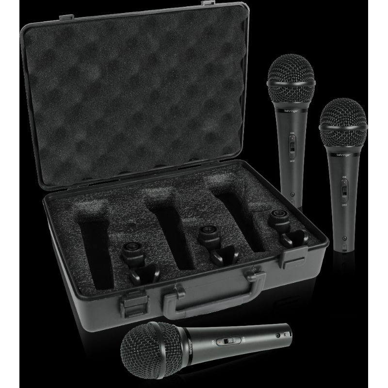 BEHRINGER XM1800S DYNAMIC VOCAL & INSTRUMENT MICROPHONE 3SETS Shopee