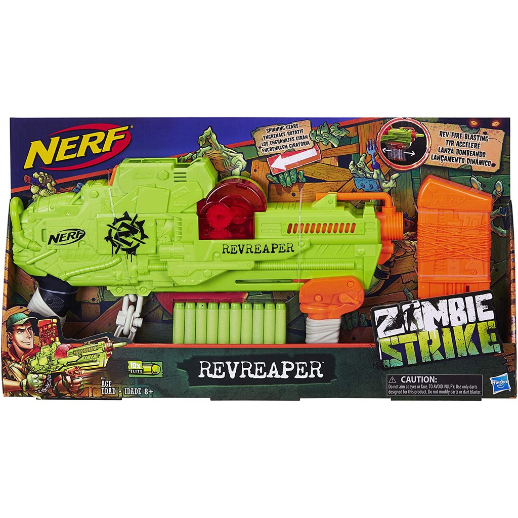 nerf gun zombie strike revreaper