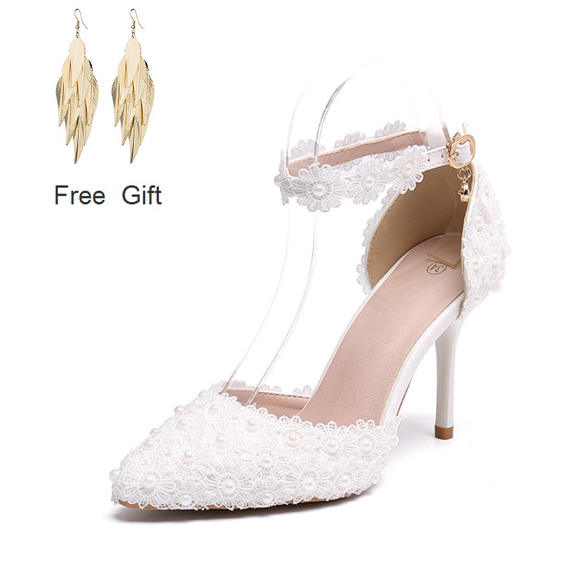 pearl bridal shoes