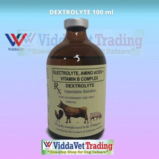 100 ml Dextrolyte Amino Acids Electrolytes Vitamin B Complex Injection swine pets gamefowl poultry