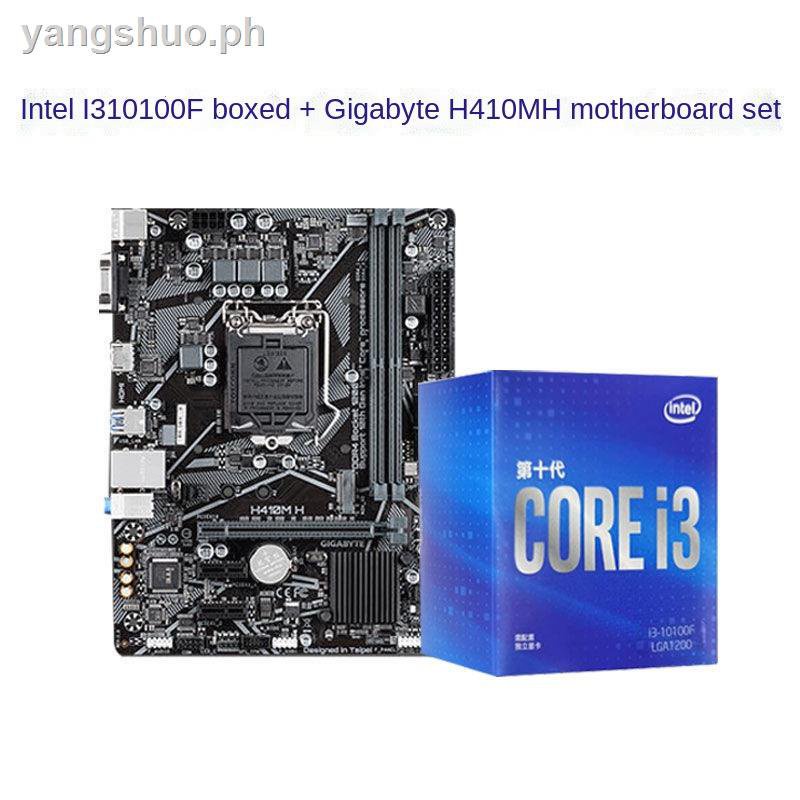 Intel I3 10100F/10105F/10105 boxed CPU with Gigabyte H410M H game ...