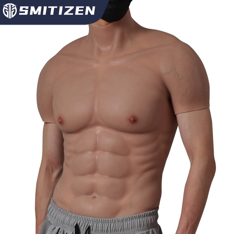 Smitizen Realistic Silicone Muscle Suit For Man Costume Fake Chest Bodysuit Shopee Philippines