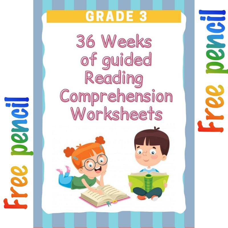Reading Worksheet Grade 3 36 Weeks Guided Worksheets Shopee Philippines