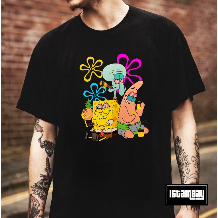 T Shirt - Spongebob Weeds | Shopee Philippines