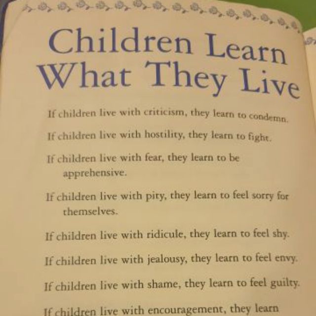 Children Learn What They Live Shopee Philippines