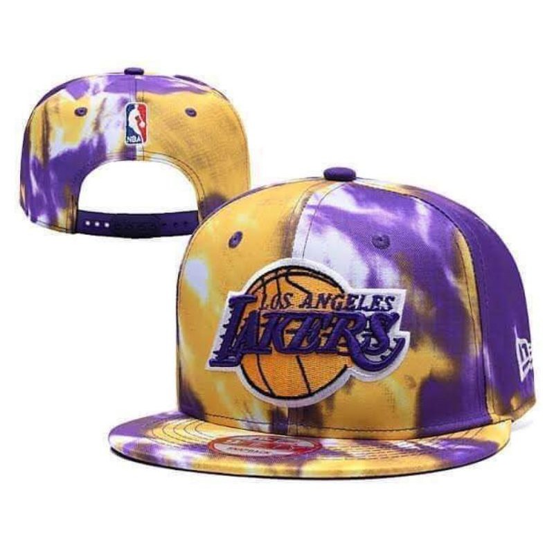 Lakers Cap Men S Los Angeles Lakers Nba Cap Purple Black Shopee Philippines