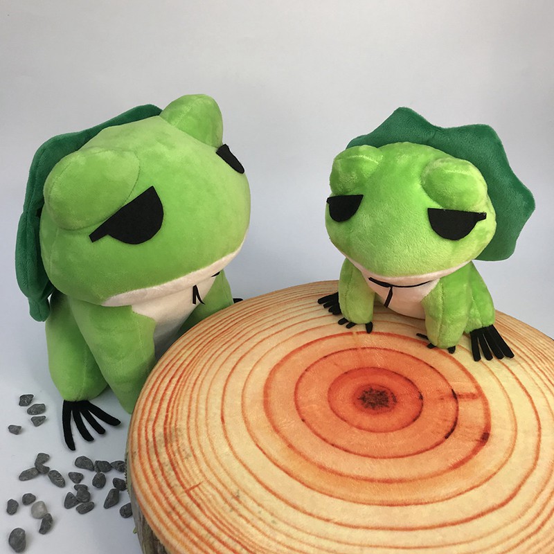 travel frog plush