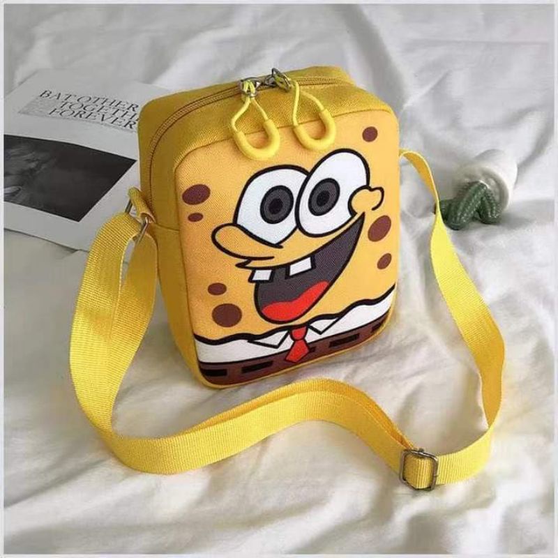 SpongeBob sling bag. | Shopee Philippines