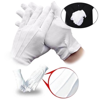Adult White Formal Gloves Men Tuxedo Guard Parade Santa Dress Inspection R8G0 #3