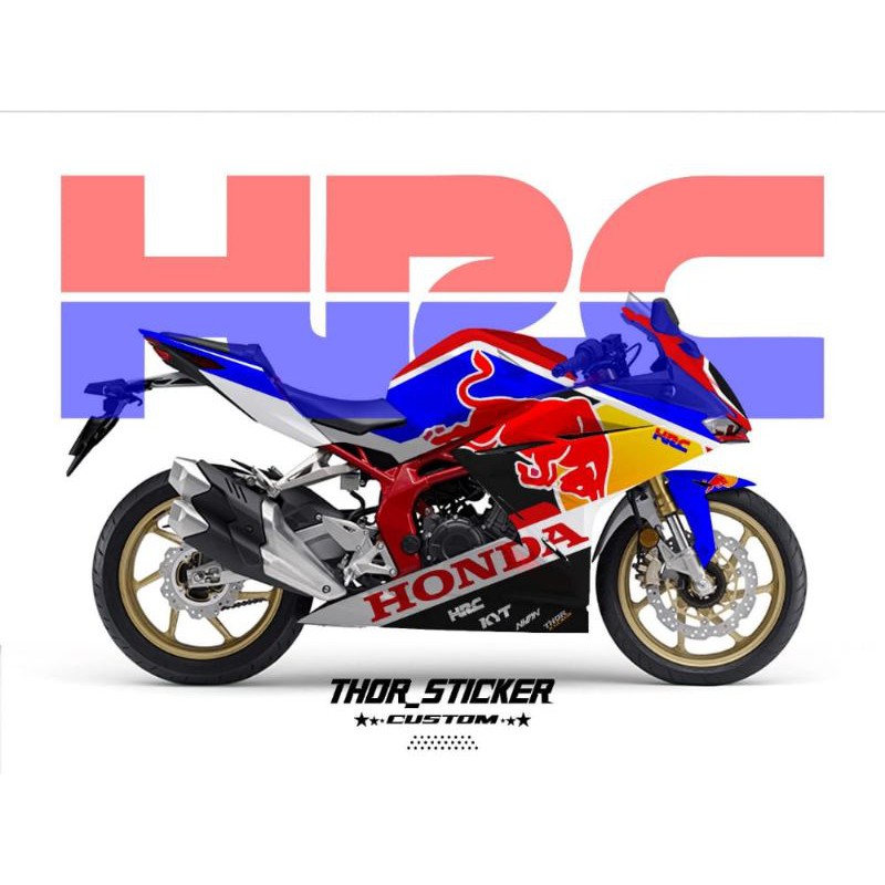 Cbr 250 Hrc Or Redbull Decal Shopee Philippines