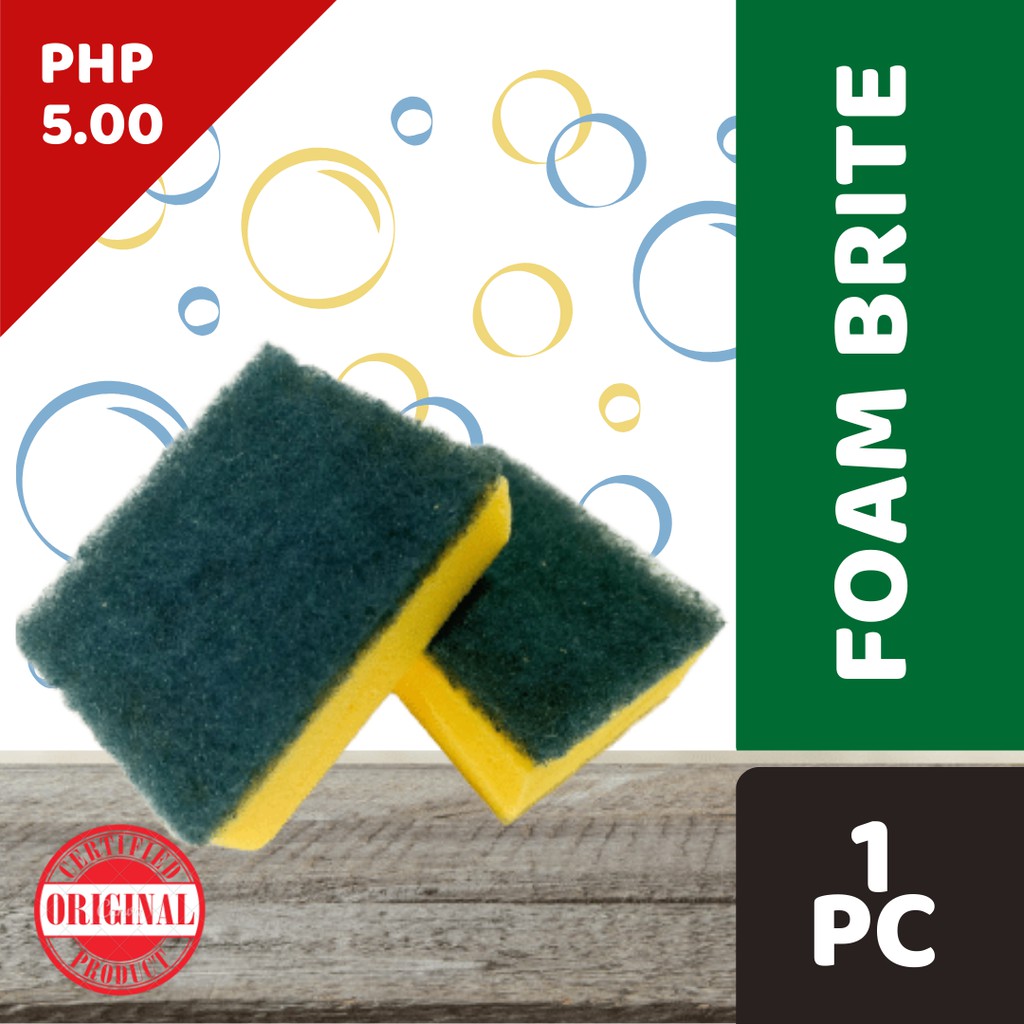Dishwashing Foam 1 Piece Scotch Brite for Dishwashing Liquid Shopee