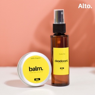 Alto. Balm and Deodorant Bundle whitening body parts, soothing burn and allergies, anti acne, remove