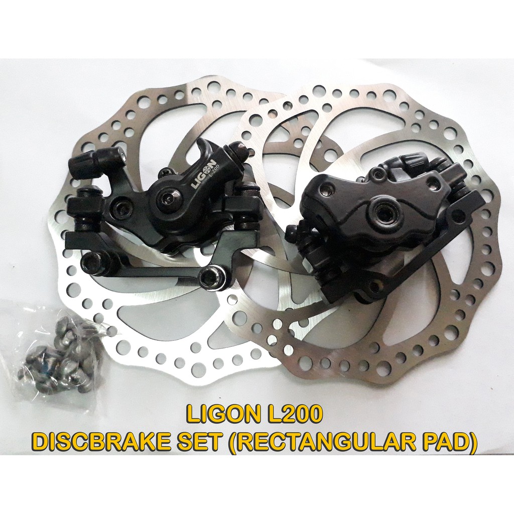 bicycle disc brake set