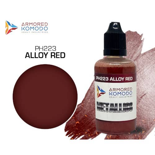 ArKom: PH223 Alloy Red Metallic Pearl Airbrush Paint (Armored Komodo ...