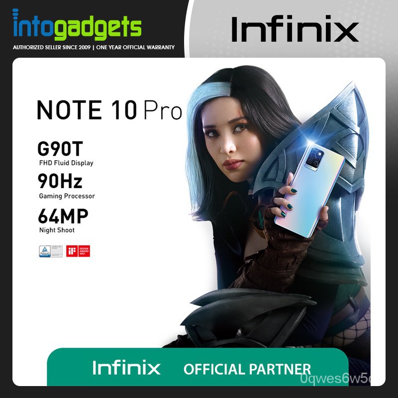 Infinix Note 10 Pro 8gb Ram 128gb Rom G90t Chipset Cinematic Dual Speakers With Dts 3680