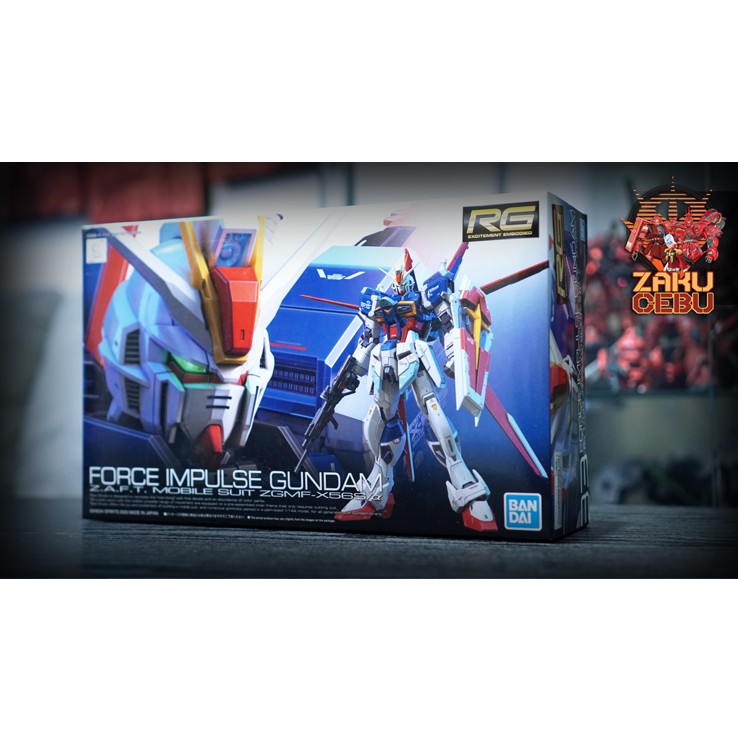 Bandai 1 144 Rg Force Impulse Gundam 33 Gunpla Shopee Philippines