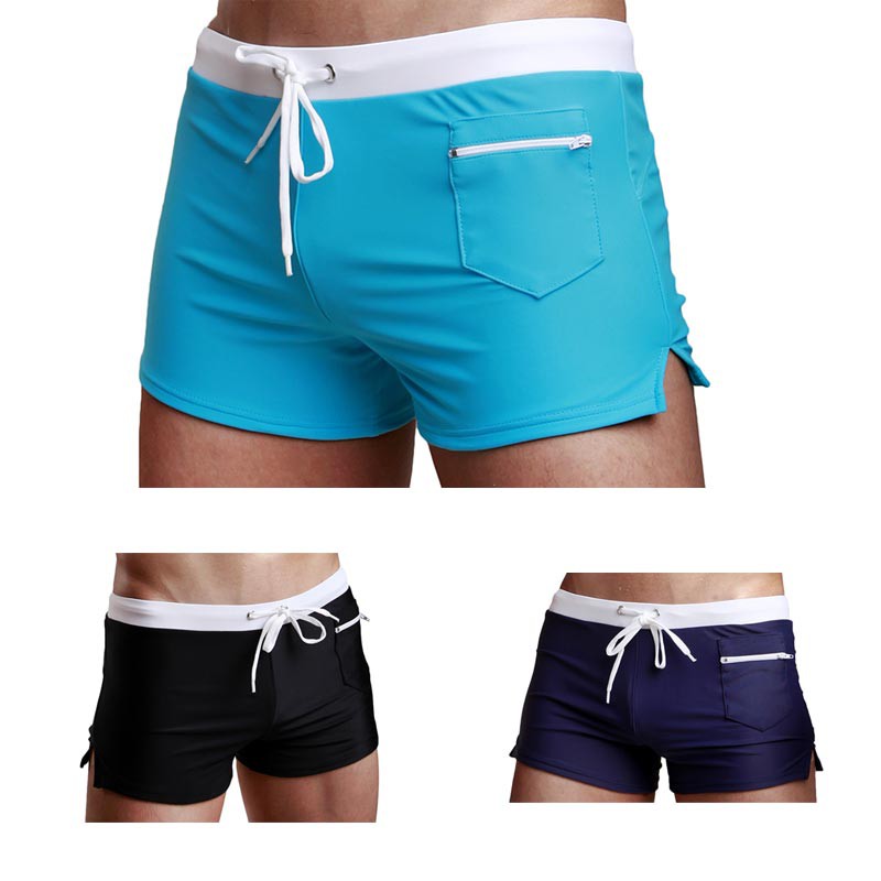 mens swim shorts with zipper pockets