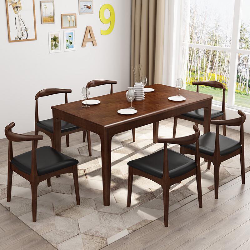 Solid Wood Nordic Style Dining Table Only Shopee Philippines