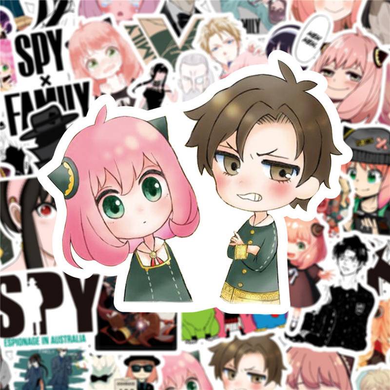 50Pcs/lot Cute Anime SPYxFAMILY Paper Stickers Calendar Diary ...