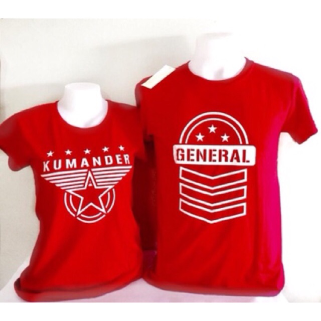 red couple shirts