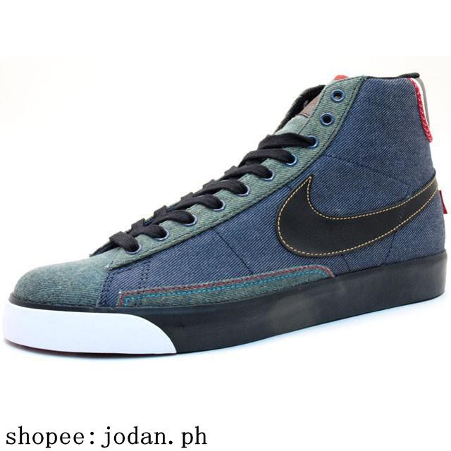 nike blazer mid selvedge denim