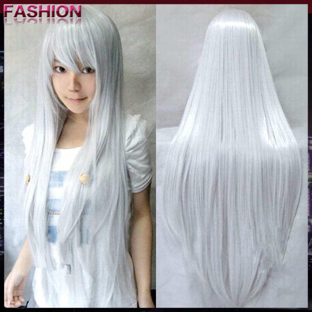 silver wig costume