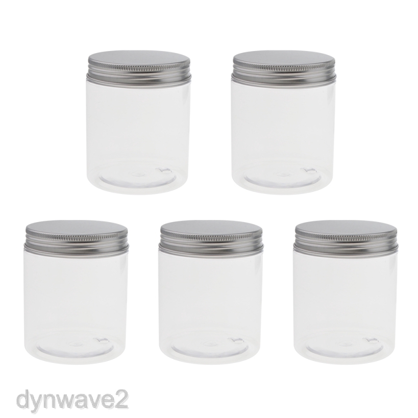clear plastic bucket containers