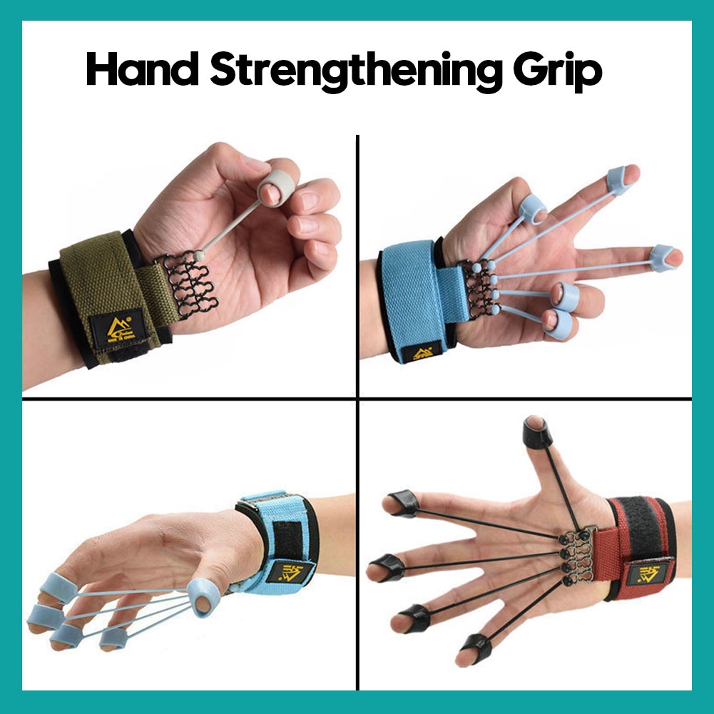 HW Finger Extensor Strengthener Hand Exerciser Trainer with Resistance ...